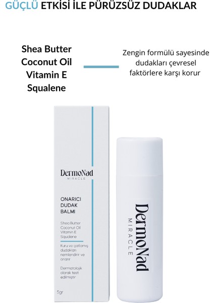 Onarıcı Nemlendirici Dudak Balmı 5 Mg (She Butter , Vitamin E , Coconut Oil ,squalene) fiyatları