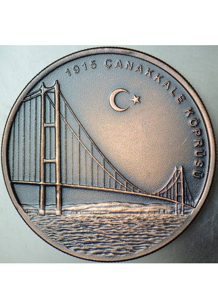 1915 Çanakkale Köprüsü Bronz Hatıra 2,5 Lira 2022 Sertifikalı Çil. fiyatları
