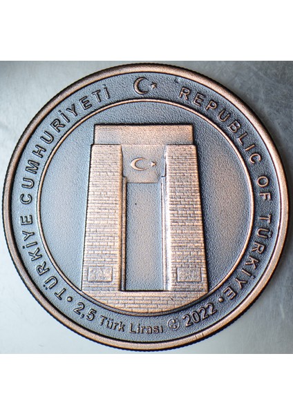 1915 Çanakkale Köprüsü Bronz Hatıra 2,5 Lira 2022 Sertifikalı Çil. modelleri