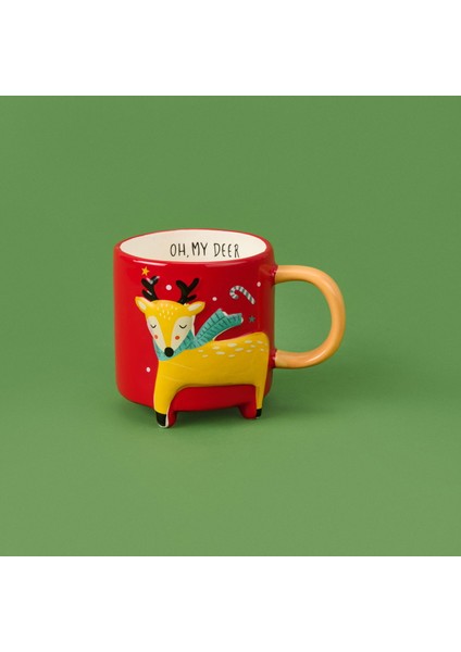 3 Boyutlu Hayvan Figürlü Kupa - Asorti - 420 ml