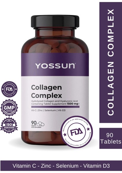 Hidrolize Kollajen ve Hyaluronik Asit İçeren Tablet Takviye Edici Gıda