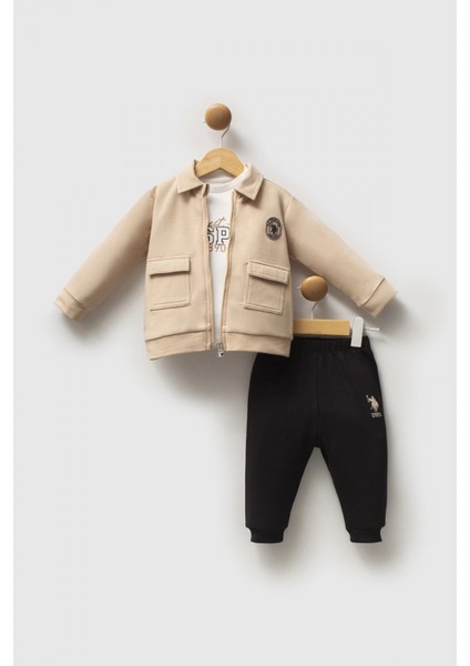 U.s. Polo Assn 3'lü Takım USB2549 Bej
