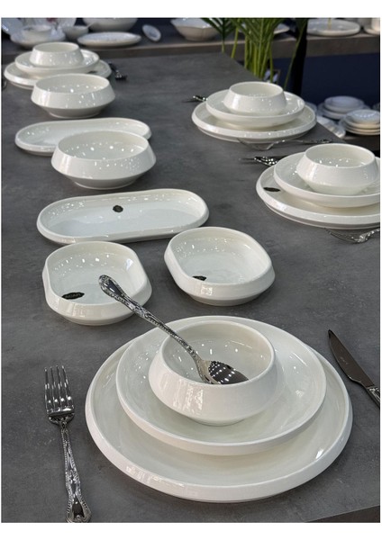 Rumi Koleksiyon Porselen 24 Parça 6 Kişilik Yemek Takımı modelleri