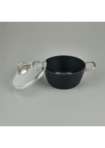 Dark Derin Tencere - Siyah / Şeffaf - 20 cm modelleri