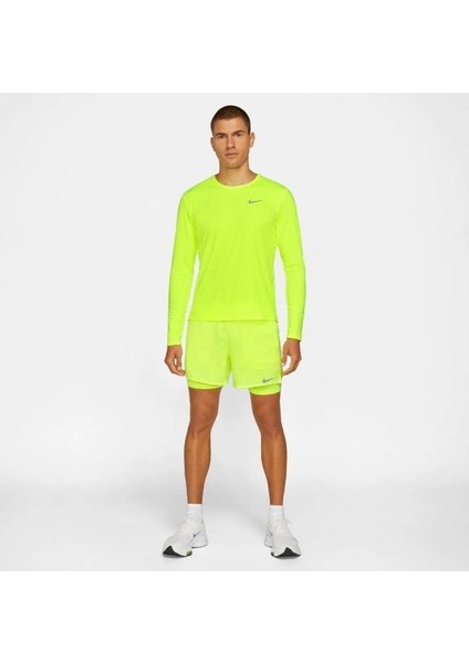 Men’s Dri-Fıt Miler Long Sleeve Dry Miler Running Shirt Erkek Üst modelleri
