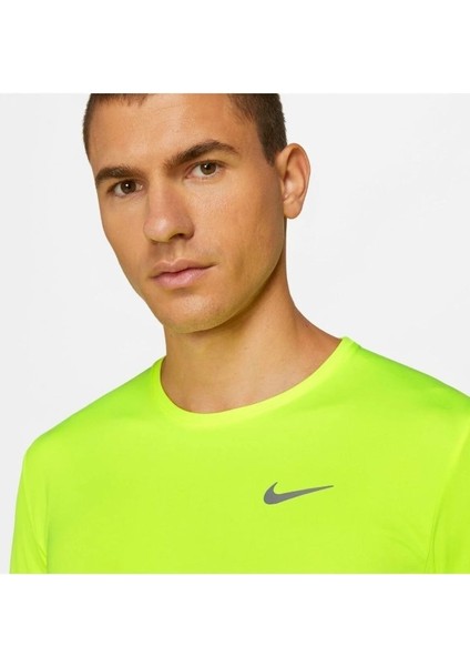 Men’s Dri-Fıt Miler Long Sleeve Dry Miler Running Shirt Erkek Üst fırsatları