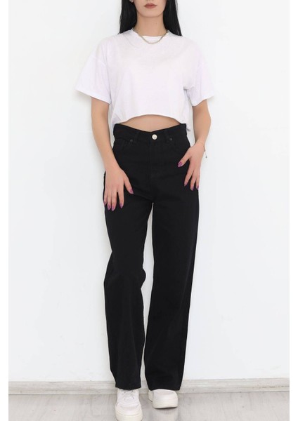 Tommytom Extra Yüksek A.c.a.i.p S.o.l.m.a.z Siyah Salaş Jean Palazzo Pant. () modelleri