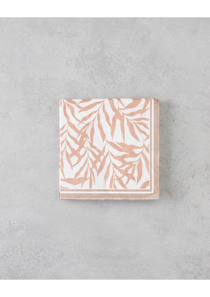 Nutmeg Kağıt 20'li Kağıt Peçete 33X33 cm Kahverengi