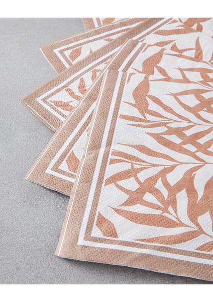 Nutmeg Kağıt 20'li Kağıt Peçete 33X33 cm Kahverengi fiyatları