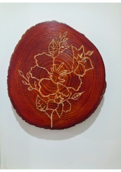 3'lü Kütük Oyma Duvar Dekor Seti Doğal Ahşam Palzeme ve El Oyma fırsatları