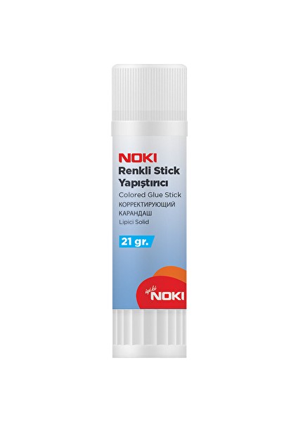 2 Adet Noki Renkli Stick Yapıştırıcı 21 gr Blisterli