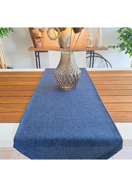 Desenizmir Keten Dokulu Mavi Runner fiyatları