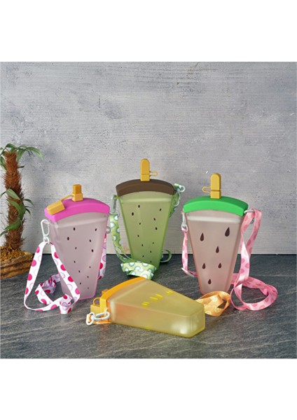 4 Adet Tohana Plastik Meyveli Matara 500 cc