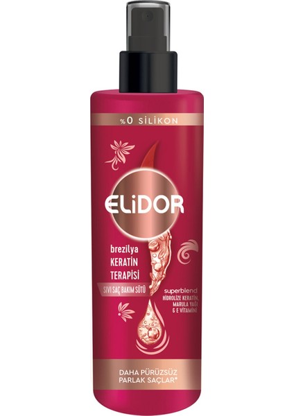 Saç Bakım Sütü Brezilya Keratin Terapisi 200 ml 3 Adet