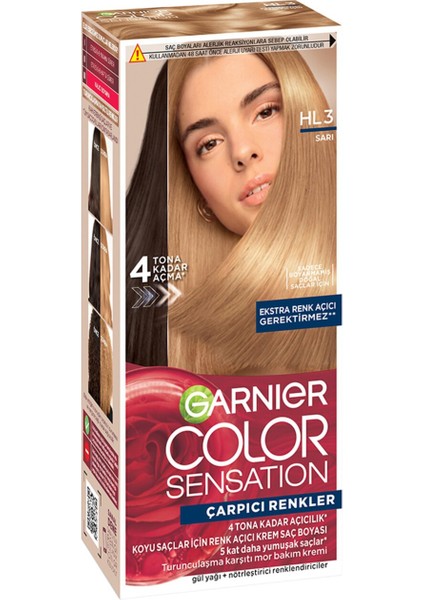 Çarpıcı Renkler Hl3 Sarı 2 Adet