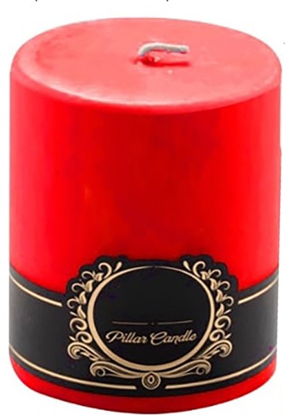 7x7 Kırmızı Baton Mum 2 Adet