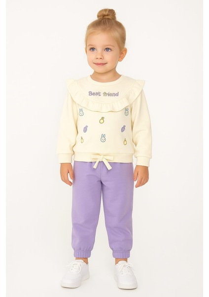 Best Friend Baskılı Kız Çocuk Takım