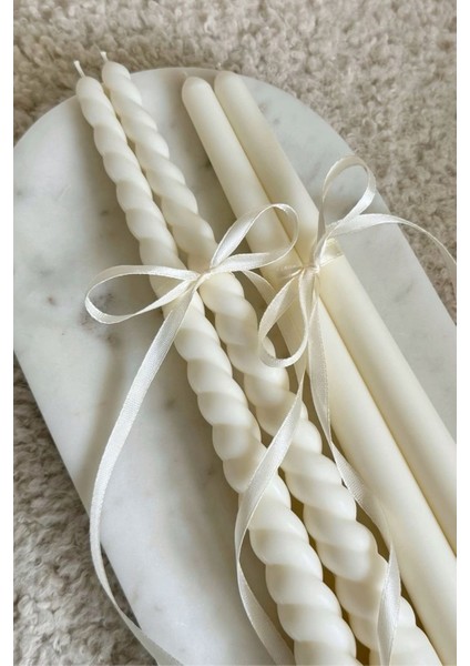 Şamdan Mum 4’lü Set