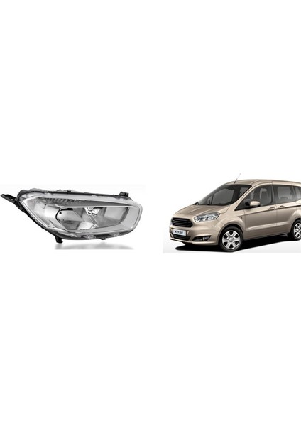 Far Sol Ford Transıt Courıer 14- Motorlu Krom Çerçeveli