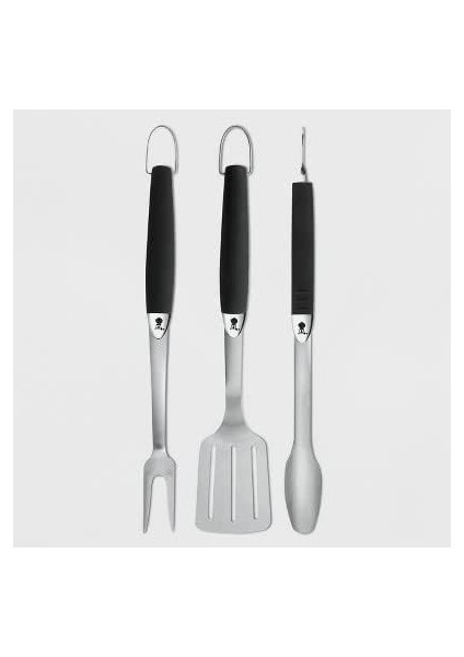 Mangal Maşası, Spatulası ve Çatalı - Üçlü Set