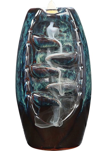 Mistik Yol Tasarımlı Geri Akışlı Tütsülük 18*8*8*cm - 3 Adet Tütsü Hediyeli fırsatları