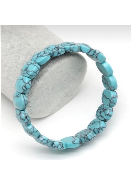 Turkuaz Firuze Doğal Taş Roleks Bileklik fiyatları