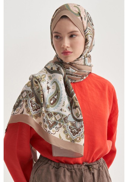 Liora Krem Nilla Pamuklu Şal