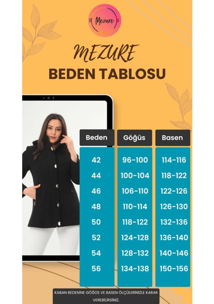 Kapüşonlu Cepli Kaşe Kaban Çıtçıtlı Büyük Beden fiyatları