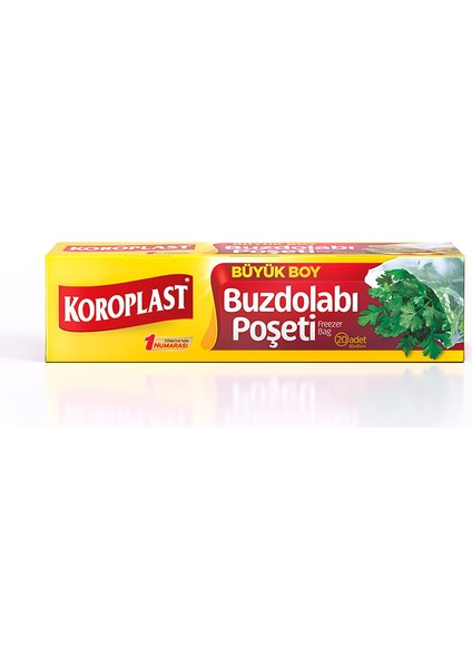 3 Adet Koroplast Buzdolabı Poşeti Büyük 30*45 20 Adet fiyatları