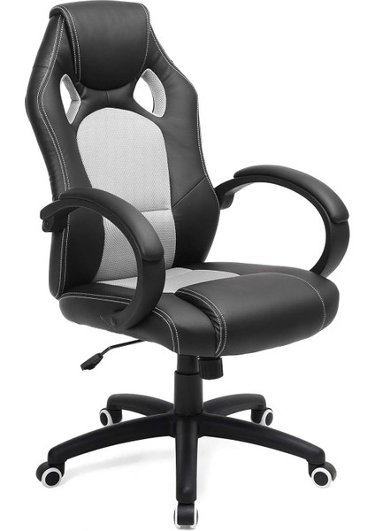 Yarış Koltuğu, Ofis Koltuğu, Oyuncu Koltuğu, Yönetici Koltuğu, Döner,, Siyah/gri, OBG56BG