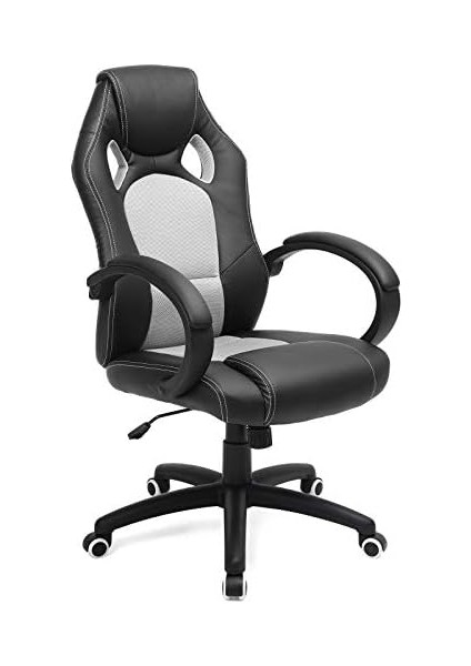 Yarış Koltuğu, Ofis Koltuğu, Oyuncu Koltuğu, Yönetici Koltuğu, Döner,, Siyah/gri, OBG56BG modelleri