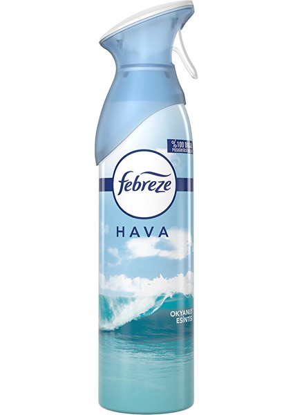 4 Adet Febreze Oda Kokusu Aerosol 185 ml Okyanus Ferahlığı