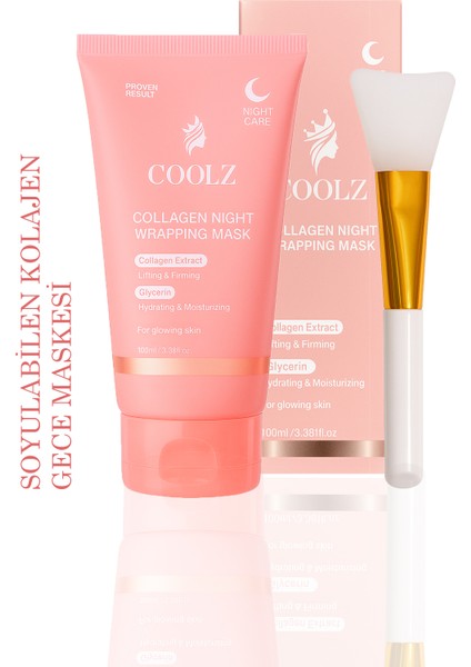 Soyulabilir Kolajen Gece Maskesi