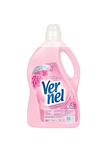 Vernel Gülün Büyüsü Kalıcı Parfüm 30 Yıkama Çamaşır Yumuşatıcısı (1 x 3000 Ml)