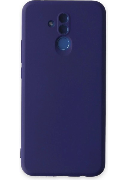 Huawei Mate 20 Lite Kılıf Nano Içi Kadife Silikon - Mor (K95)