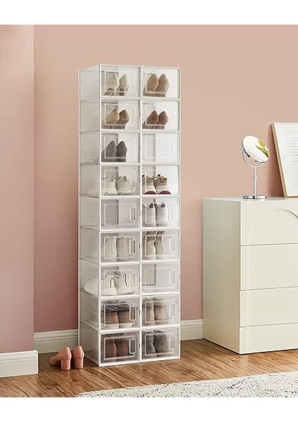 LSP18MWT Ayakkabı Kutusu, 18'li Set, Ayakkabı Saklama Kutusu modelleri