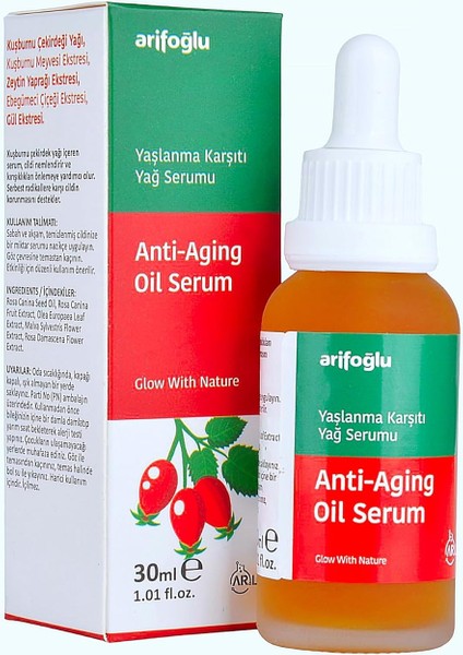 Kuşburnu Yağ Serumu Yaşlanma Karşıtı 30ML Anti Aging Serum fiyatları