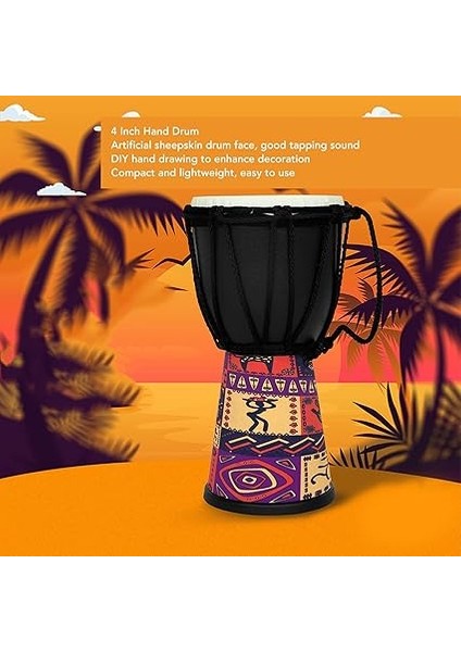 Dıy Çizim Yüzeyine Sahip Yapay Koyun Perküsyon Davul, Manuel Perküsyon Oyuncuları Için Çizik modelleri