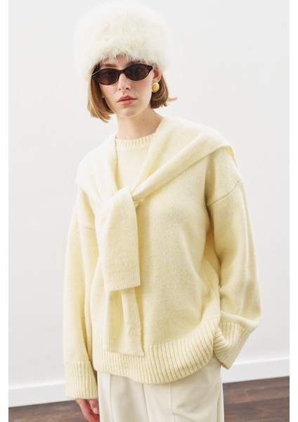 Chunky Oversıze Kazak Sarı fırsatları