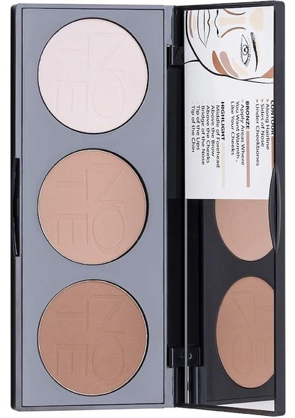 Note Perfecting Pudramsı Kontür Paleti 01 Light To Medium fiyatları