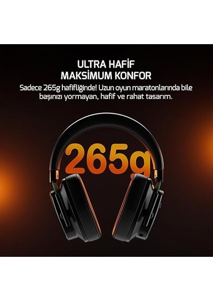 Kai Titanium Ultra Wireless 7.1 Surround Hi-Fi Rainbow Gaming (Oyuncu) Kulaklık modelleri