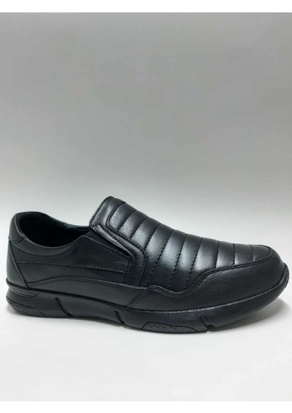 Hakiki Deri Diyabetik Ortopedik Siyah Bağcıksız Rahat Anatomic Kışlık Erkek Ayakkabı C-85400369FRX fiyatları