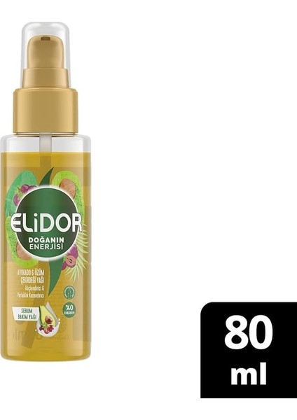 Kalın ve Gür Avokado ve Üzüm Çekirdeği Saç Yağı (80 Ml) fiyatları