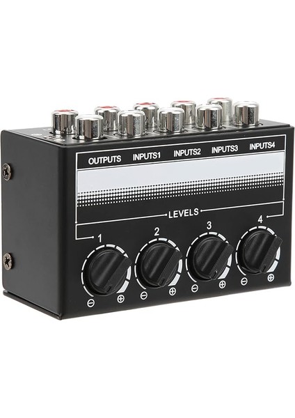 Compact 4 -Wegs -Sereo Mixer Şarkı Söyleme Efektleri Için Gelişmiş Kontrol