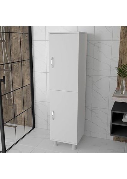 Mobilya Çok Amaçlı Kapaklı Raflı Mutfak Balkon Kiler Banyo Erzak Dolabı fırsatları