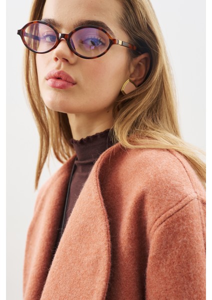 Yünlü Kısa Ceket Kiremit fırsatları