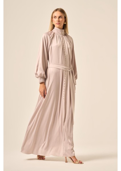 Kadin Ipek Saten Elbise Taş 31208 fırsatları