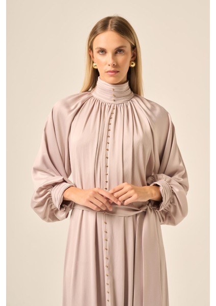 Kadin Ipek Saten Elbise Taş 31208 indirimleri