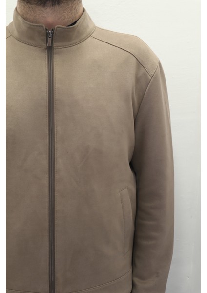 Fistan Store Erkek Hakim Yaka Spor Kesim Normal Kalıp Nubuk Mont fiyatları