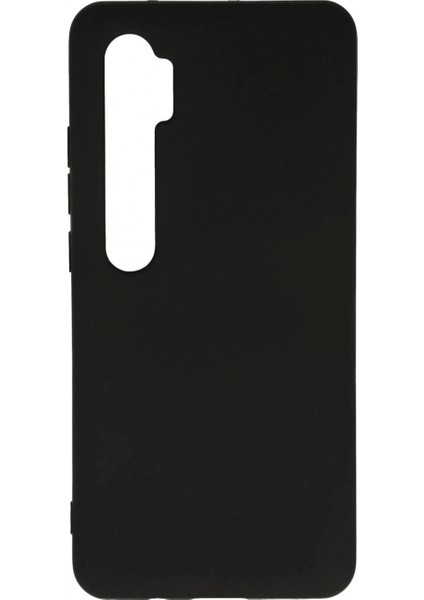 Xiaomi Mi Note 10 Lite Kılıf Nano Içi Kadife Silikon - Siyah (K95)